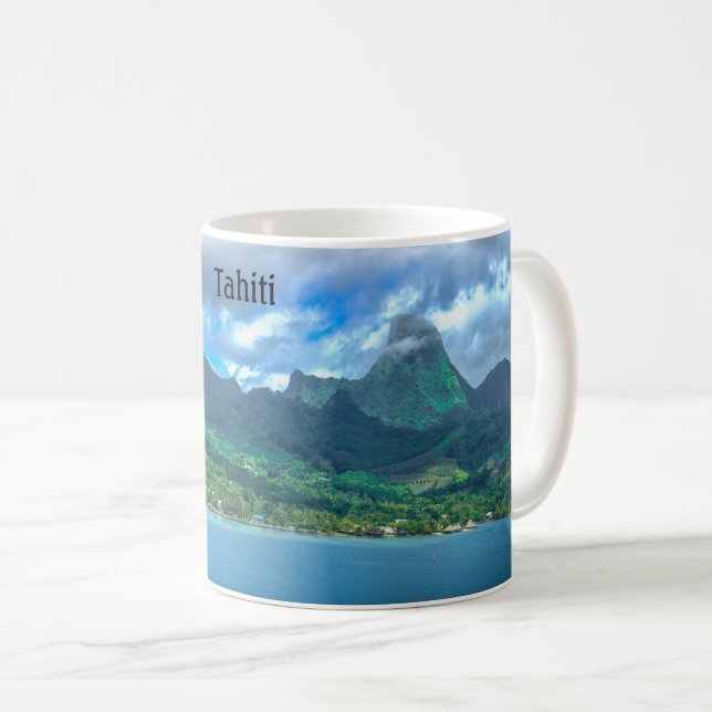 Caneca De Café Saudação do Taiti (Frente Esquerda)