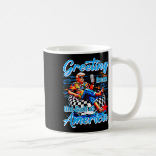 Caneca De Café Saudação Do Trump Da América Do Golfo Dos Eua