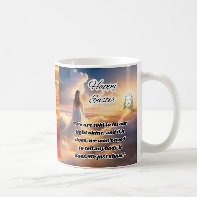 Caneca De Café Saudação páscoa do Céu (Direita)