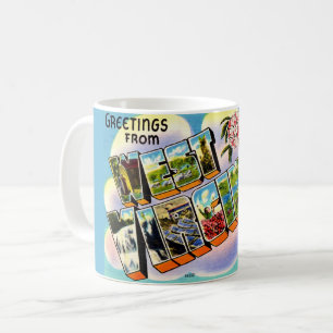 Caneca De Café Saudação Vintage West Virginia