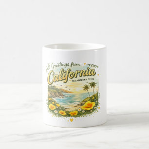 Caneca De Café Saudações da Califórnia