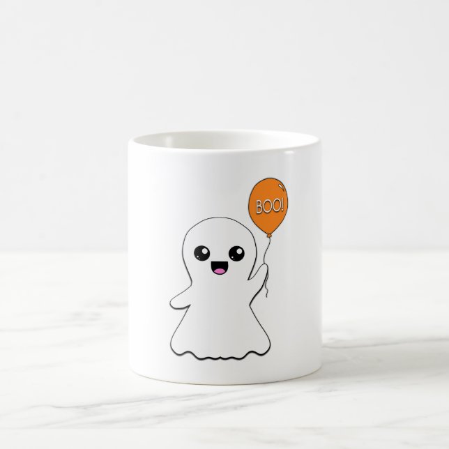 Caneca De Café Saudações de Fantasma Amigável (Centro)