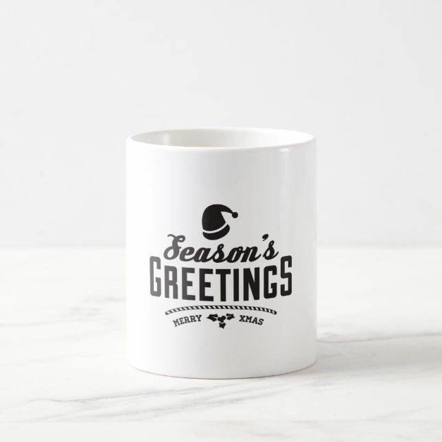 Caneca De Café Saudações de Fim de Ano (Centro)
