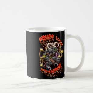 Caneca De Café Saudações De Gruss Vom Krampus Natal Festivo