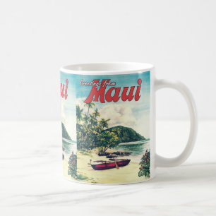Caneca De Café Saudações De Maui, Havaí