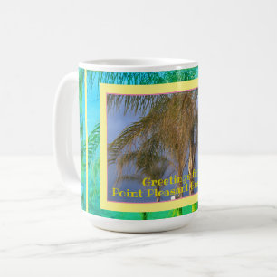 Caneca De Café Saudações de Point Pleasant Beach, NJ Mug