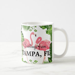 Caneca De Café Saudações de Tampa, Flórida