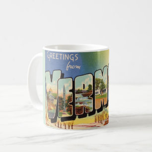 Caneca De Café Saudações de Vermont