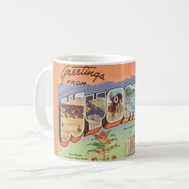 Caneca De Café Saudações de Wyoming