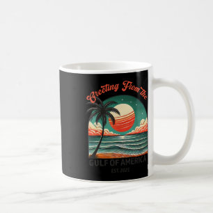 Caneca De Café Saudações Do Golfo Da América Dos Eua