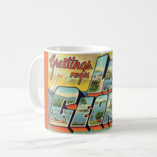 Caneca De Café Saudações do Lago George