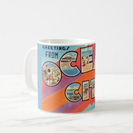 Caneca De Café Saudações Vintage Ocean City MD