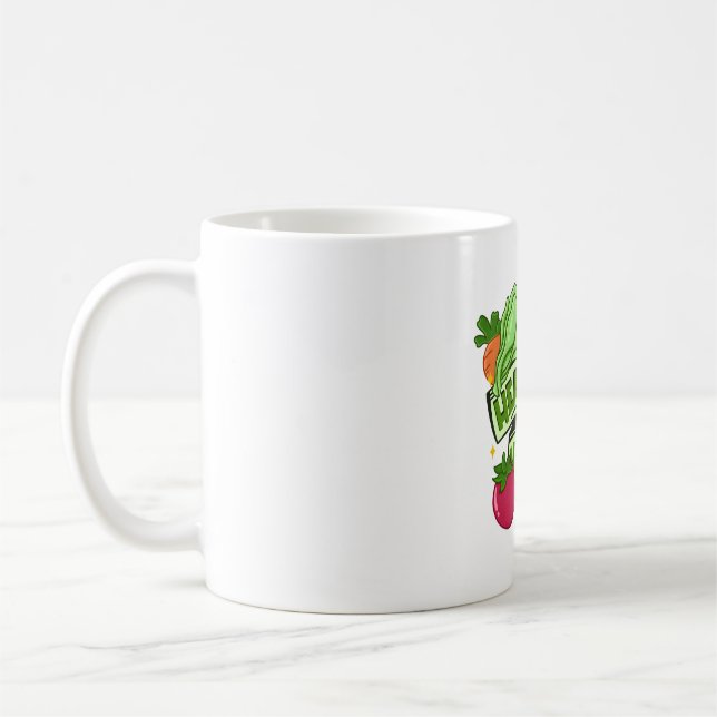 Caneca De Café Saudável Veggie (Esquerda)