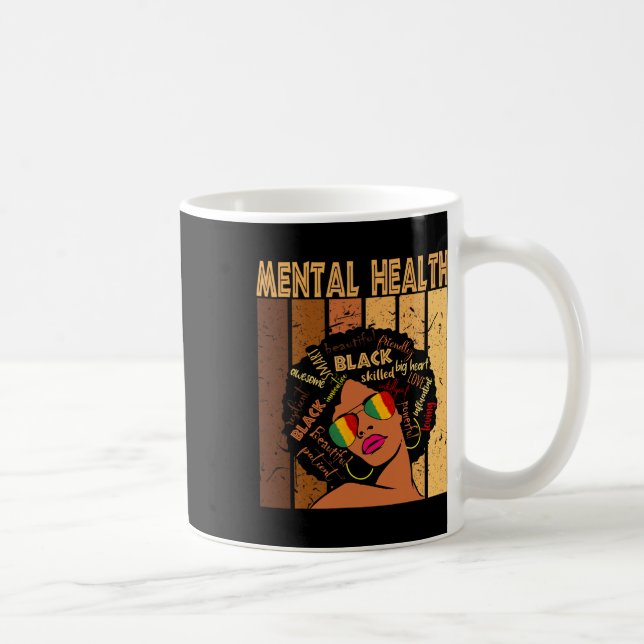 Caneca De Café Saúde Afro-Americana da História Negra (Direita)