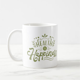 CANECA DE CAFÉ SAÚDE É FELICIDADE