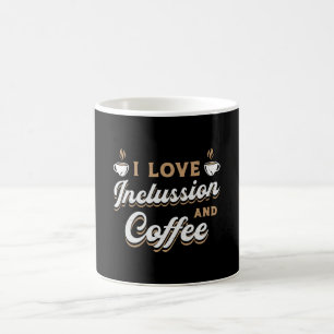 Caneca De Café Saúde Mental Adoro Inclusor E Bebê De Café