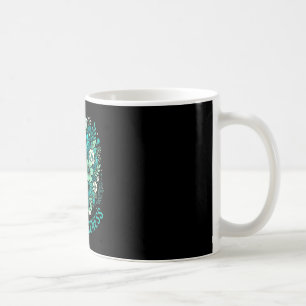 Caneca De Café Saúde mental conscientização sobre ptss cérebro e 