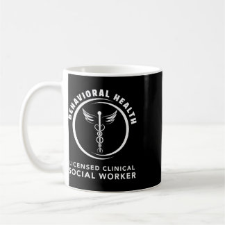 Caneca De Café Saúde Mental e Comportamental Terapeuta Clínico Li