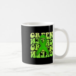 Caneca De Café Saúde Mental É Consciência Mental Verde