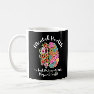 Caneca De Café Saúde Mental É Igual À Saúde Física Do Céreb