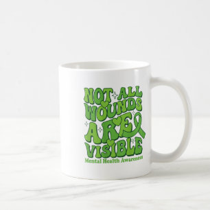 Caneca De Café Saúde Mental Nem Todas As Feridas Visíveis Saúde M