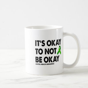 Caneca De Café Saúde Mental S Consciência Longa Folha _1