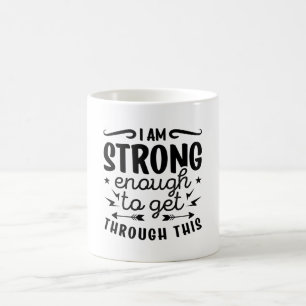 Caneca De Café Saúde Mental Sou Forte O Suficiente Ansiedade