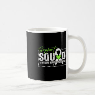 Caneca De Café Saúde Mental Suporte à Consciência Esquadrão
