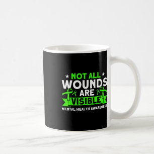 Caneca De Café Saúde Nem Todas As Feridas Visíveis Saúde Mental A