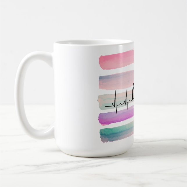 Caneca De Café Saúde, vida, riso (Esquerda)