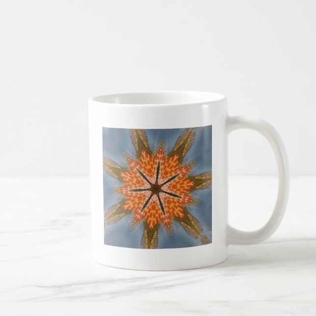Caneca De Café Savanna Star Bloom - Um Bold Animal Print (Direita)