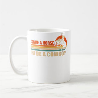 Caneca De Café Save A Horse Ride A Cowboy Riding Horse