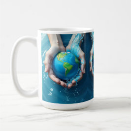 Caneca De Café “Save the Earth Water Planet Mug 