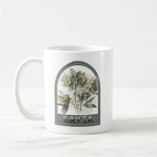 Caneca De Café Savta Vintage Avó Floral