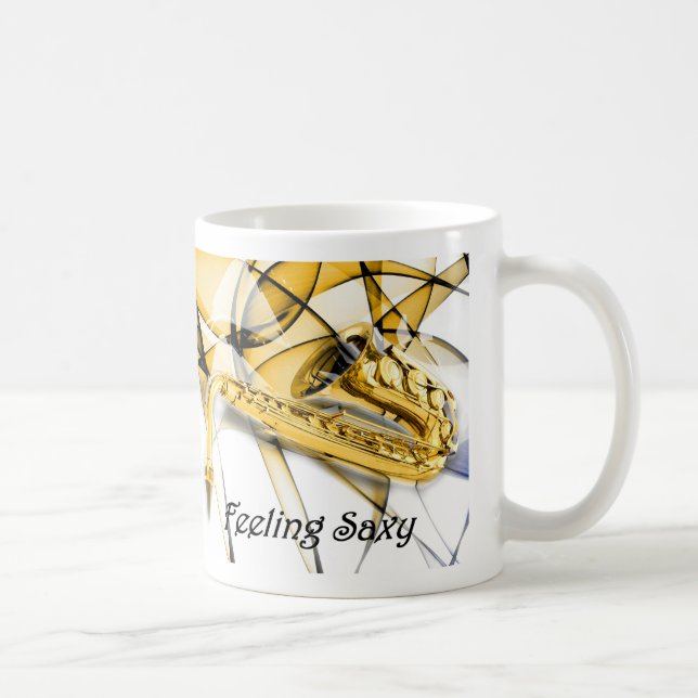 Caneca De Café saxofone (Direita)