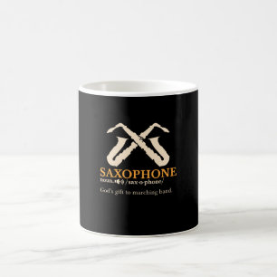 Caneca De Café Saxofone - Definição de Saxofone