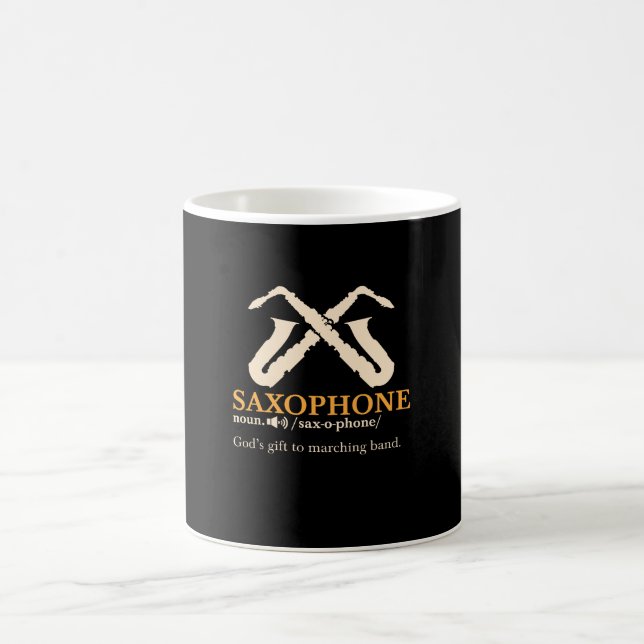 Caneca De Café Saxofone - Definição de Saxofone (Centro)