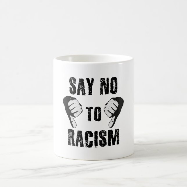 Caneca De Café Say no to racism (Centro)