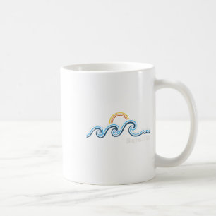 Caneca De Café Sayulita México Ondas de Surf Praia Pôr do Sol Vin