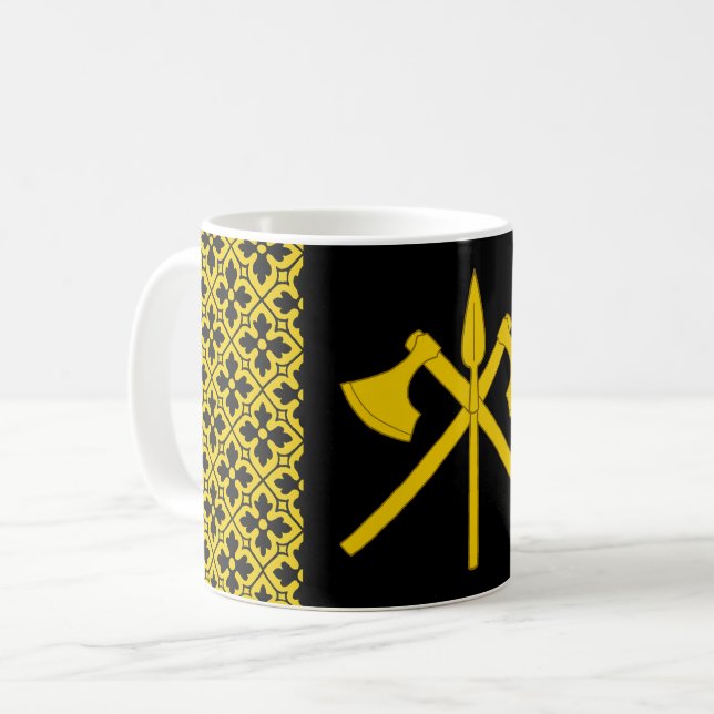 Caneca De Café SCA lança guarda de armas café (Frente Esquerda)