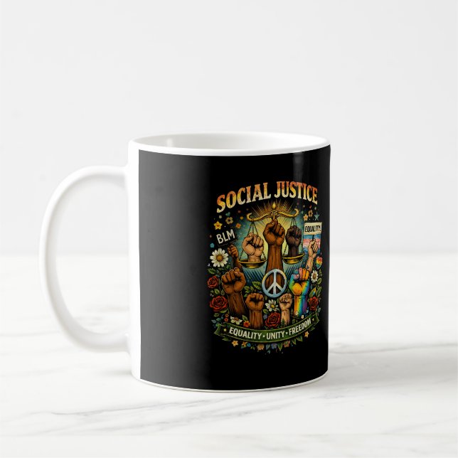 Caneca De Café Scales of Justice (Esquerda)