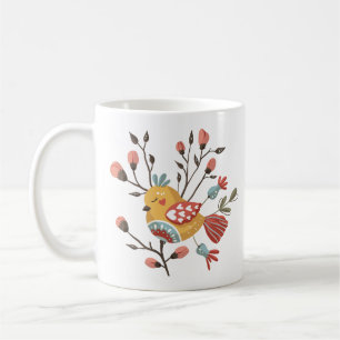 Caneca De Café Scandinávia Birdie Mug