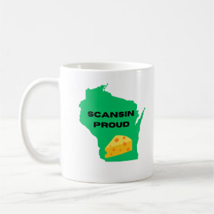 Caneca De Café Scansin (Wisconsin) Orgulhoso!
