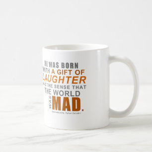 Caneca De Café Scaramouche - primeira linha citações do clássi