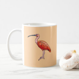 Caneca De Café Scarlet Ibis Bird