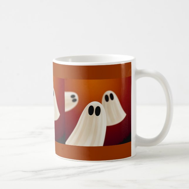 Caneca De Café Scary Ghosts (Direita)
