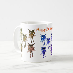 Caneca De Café Scary Gremlin Criaturas Feliz Dia das Bruxas 