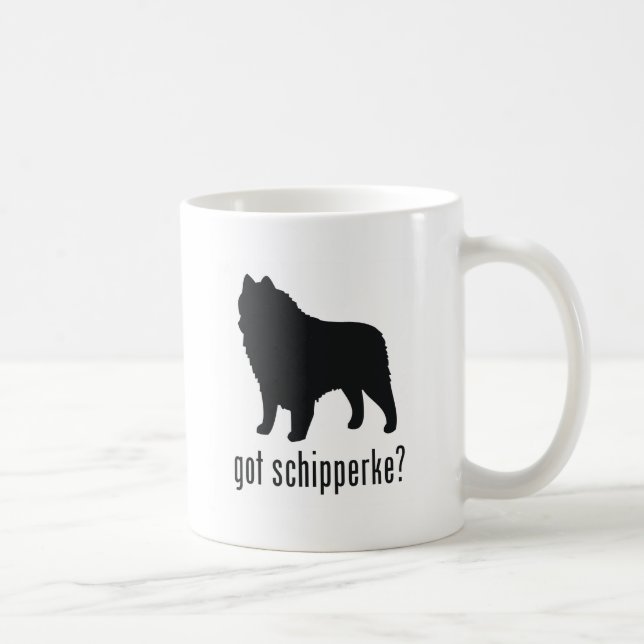 Caneca De Café Schipperke (Direita)