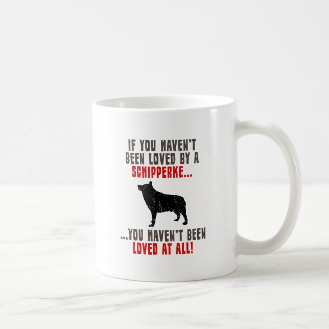 Caneca De Café Schipperke (Direita)