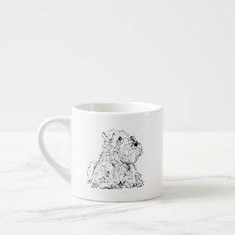 Caneca de Café Schnauzer Miniatura, Amante de Cach